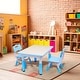 preview thumbnail 14 of 18, YUKOOL Kids Study Table and Chairs Set - Adjustable Height and Stylish Design