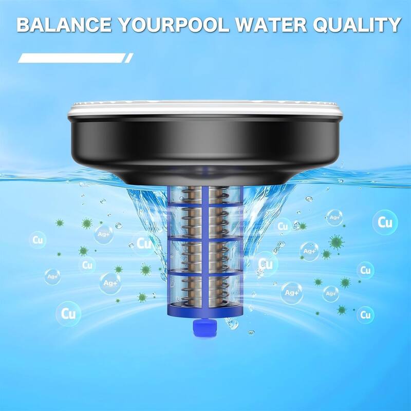 Solar Pool Ionizer Floating Pool Cleaner
