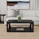 preview thumbnail 1 of 22, Addison Mango Wood Coffee Table by East at Main Black