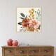 preview thumbnail 6 of 9, Chic Flowers by Dina June Wood Framed Wall Art Print - Svelte Natural