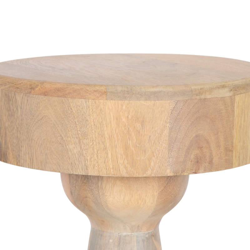 Kate and Laurel Solbrett Wood Drink Table