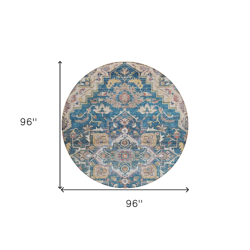 HomeRoots Oriental Traditional Rectangle Outdoor Rug