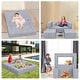 preview thumbnail 5 of 5, Kids Couch, 6PCS Modular Kids Play Couch with Blanket, Play Couch Furniture for Bedroom and Playroom