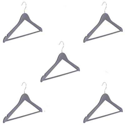 Abs plastic Clothes/Suit Hangers, Perfect for Dresses Blouses&Pants,Shirts, Sweaters, Coat Set of 5