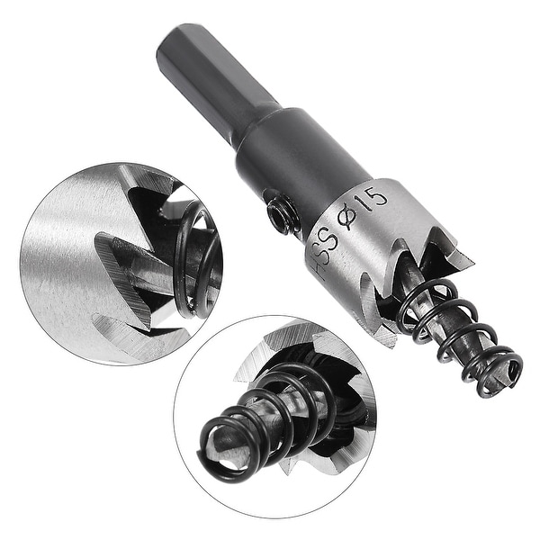 15mm Durable Saw High  Steel Drilling Drill Bit Hole Metal Alloy Cutter 