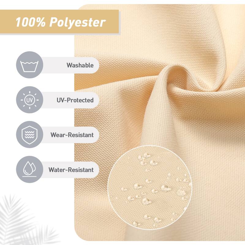 Aoodor 4.1" Outdoor Seat / Back Cushion