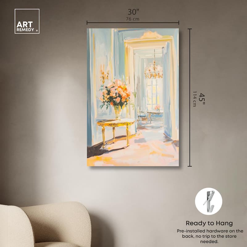 Glowing Room II Canvas by Art Remedy, Gallery Wrapped