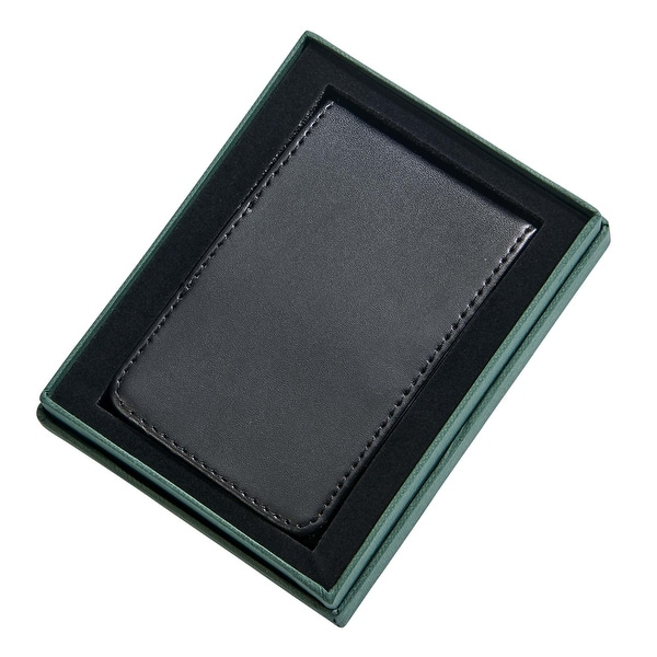 leather card case and money clip
