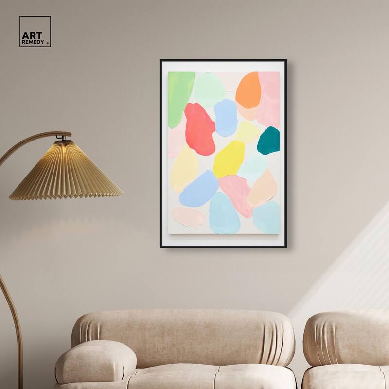 Sorbet Smudges II Canvas by Art Remedy