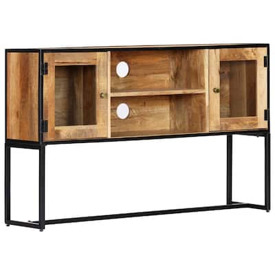 vidaXL TV Cabinet 47.2"x11.8"x29.5" Solid Reclaimed Wood