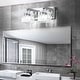 preview thumbnail 13 of 93, 2/3/4/5 Light Bathroom Vanity Light Wall Sconce with Crystal Shade