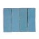preview thumbnail 1 of 2, Handmade 2x6-in Moroccan Zellige Solid Color Powder Blue Sample-1tile