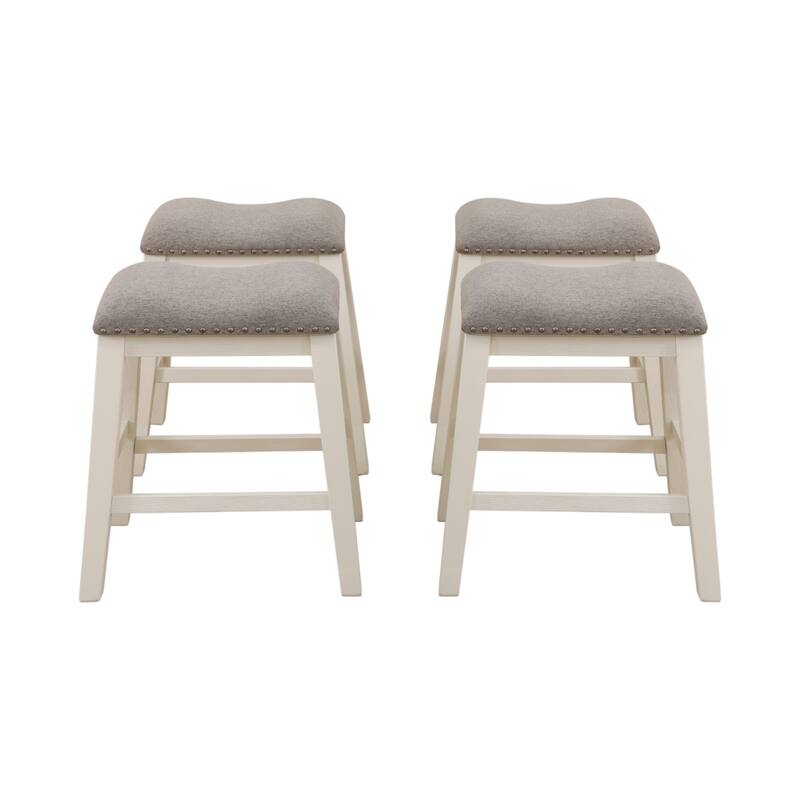 Oak Backless Seat Counter Stools