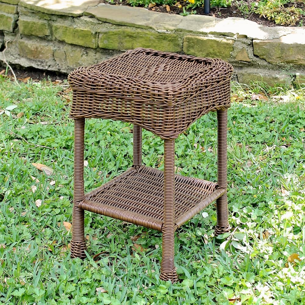 Chelsea Resin Wicker Side Table