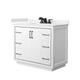 Option White / White Quartz Top / Matte Black Hardware