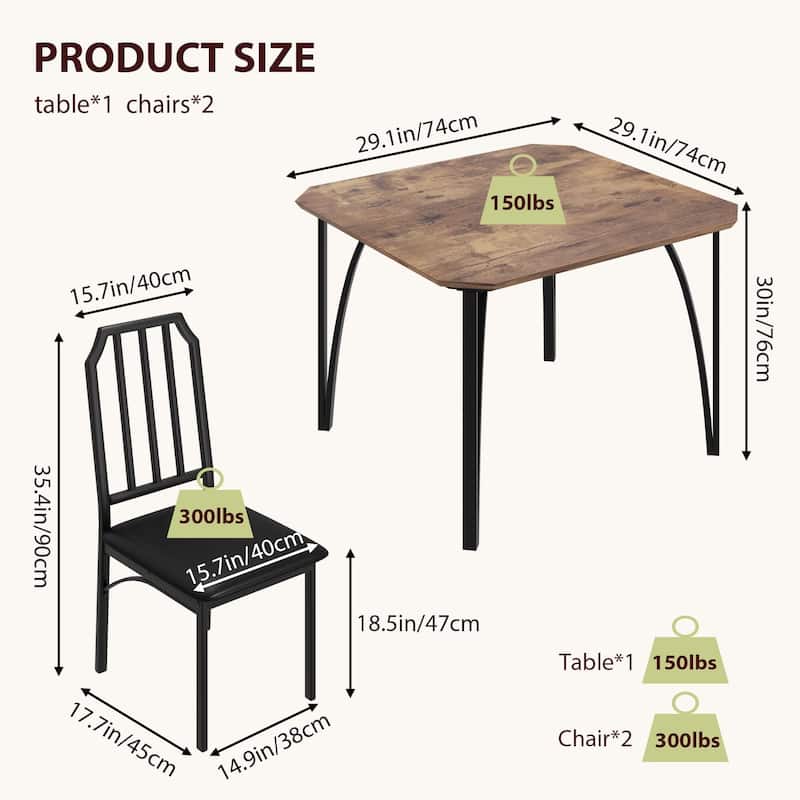 Dining Table Set for 2/4