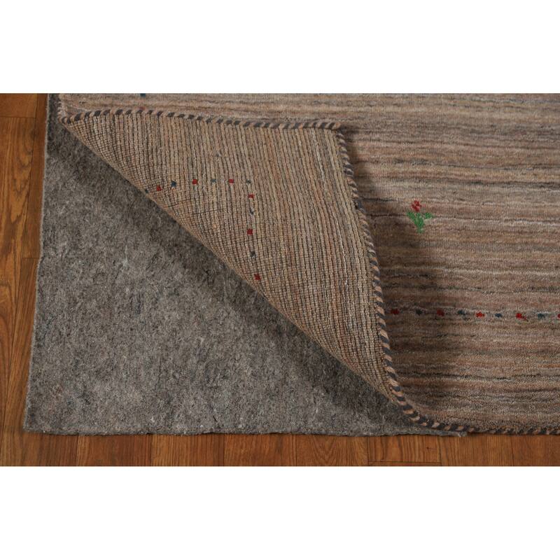 Gabbeh Indian Rug Hand-Knotted Oriental Wool Carpet - 3'0" x 4'10"