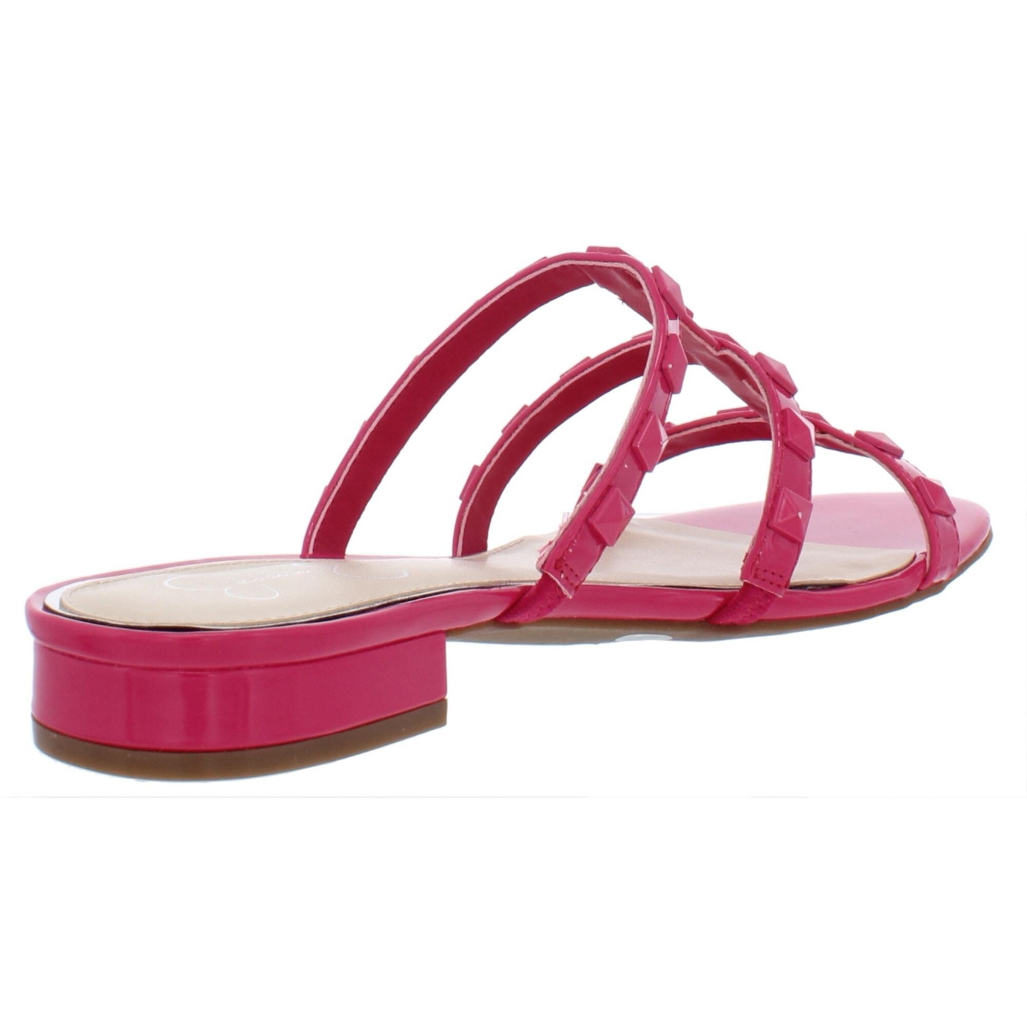 jessica simpson caira studded flat sandals