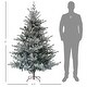 preview thumbnail 13 of 21, HOMCOM 6ft Nordic Pine Artificial Christmas Tree with 795 Snow Flocked Tips, Foldable Metal Stand, Easy Assembly