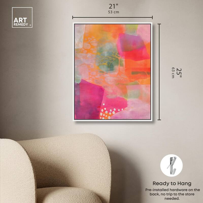Garnet Gleam II Canvas by Art Remedy