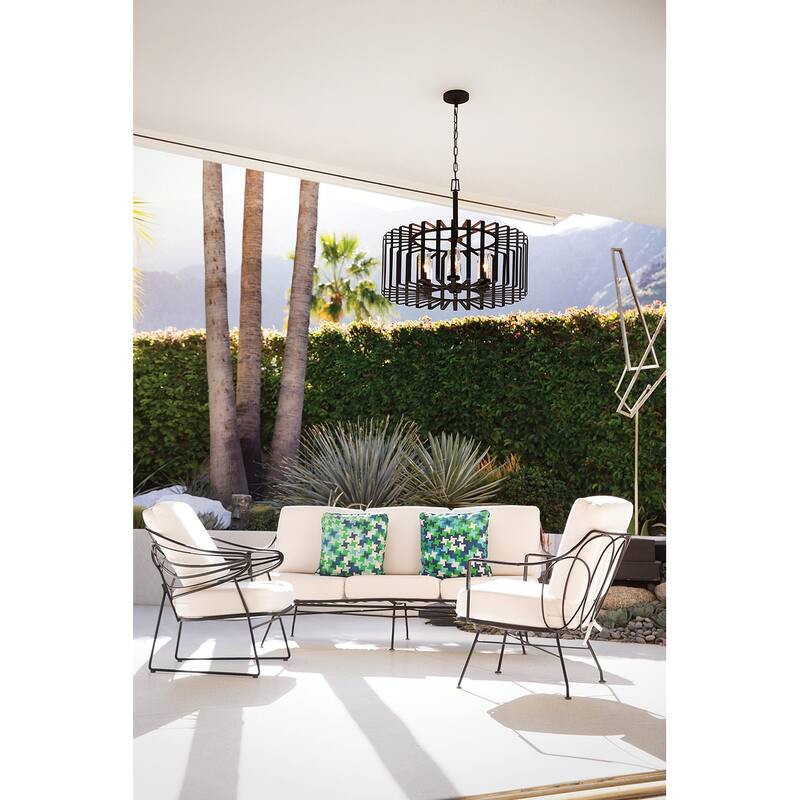 Hinkley Lighting Reid 12v 21w 6 Light 28" Wide Open Air LED Outdoor