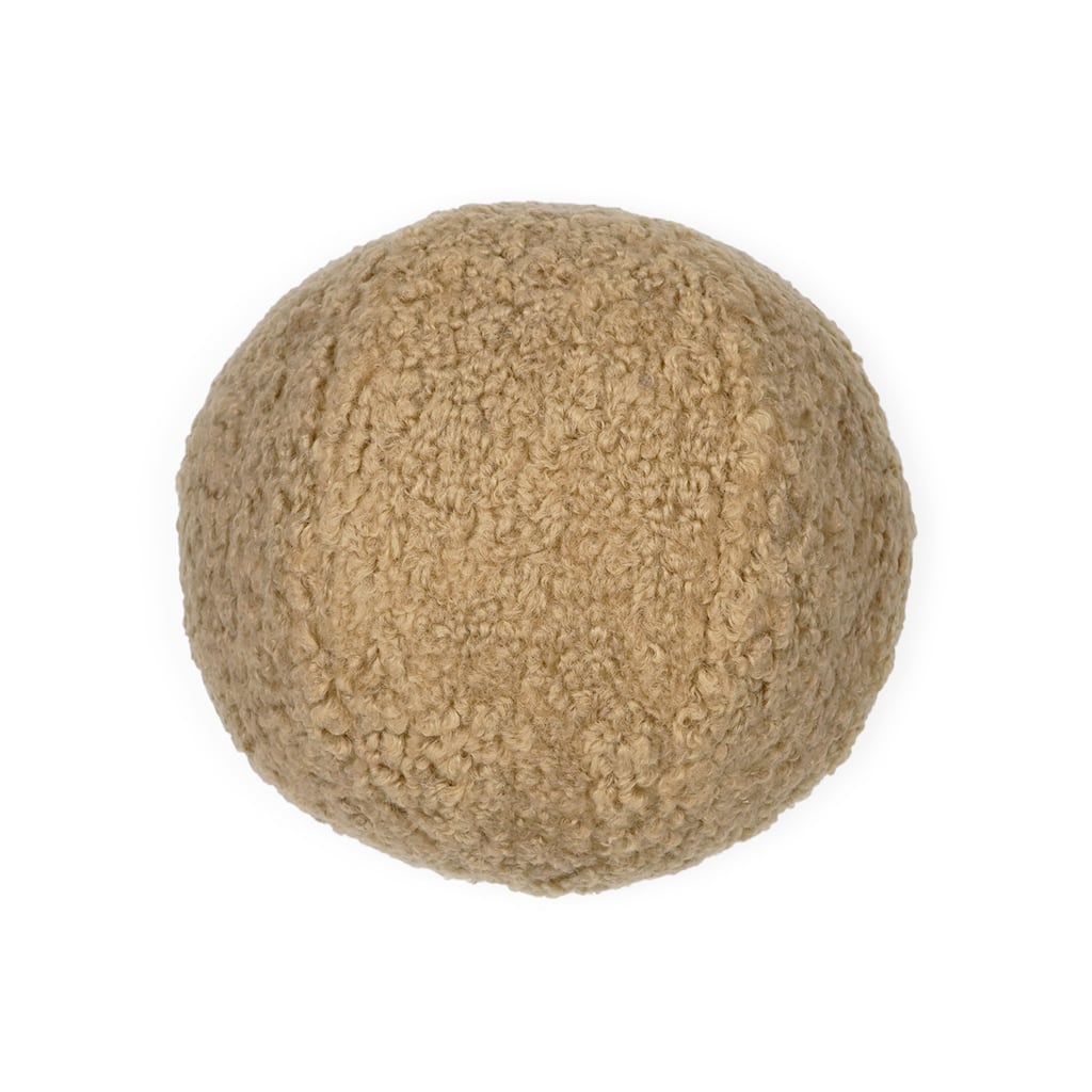 Poodle Ball Latte Decorative Throw Pillow