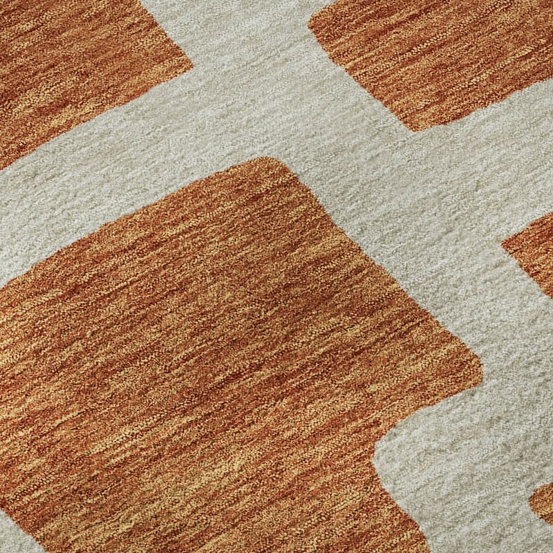 Premium Washable Super Soft Geo Maze Mayfield Rug