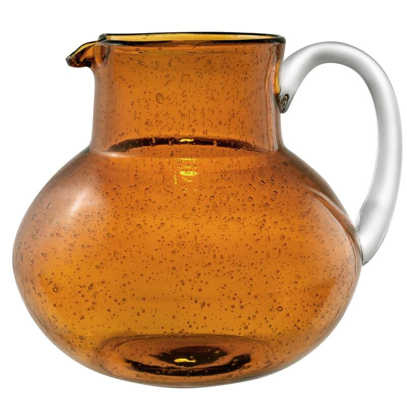 Artland 90 oz Iris Pitcher - Amber