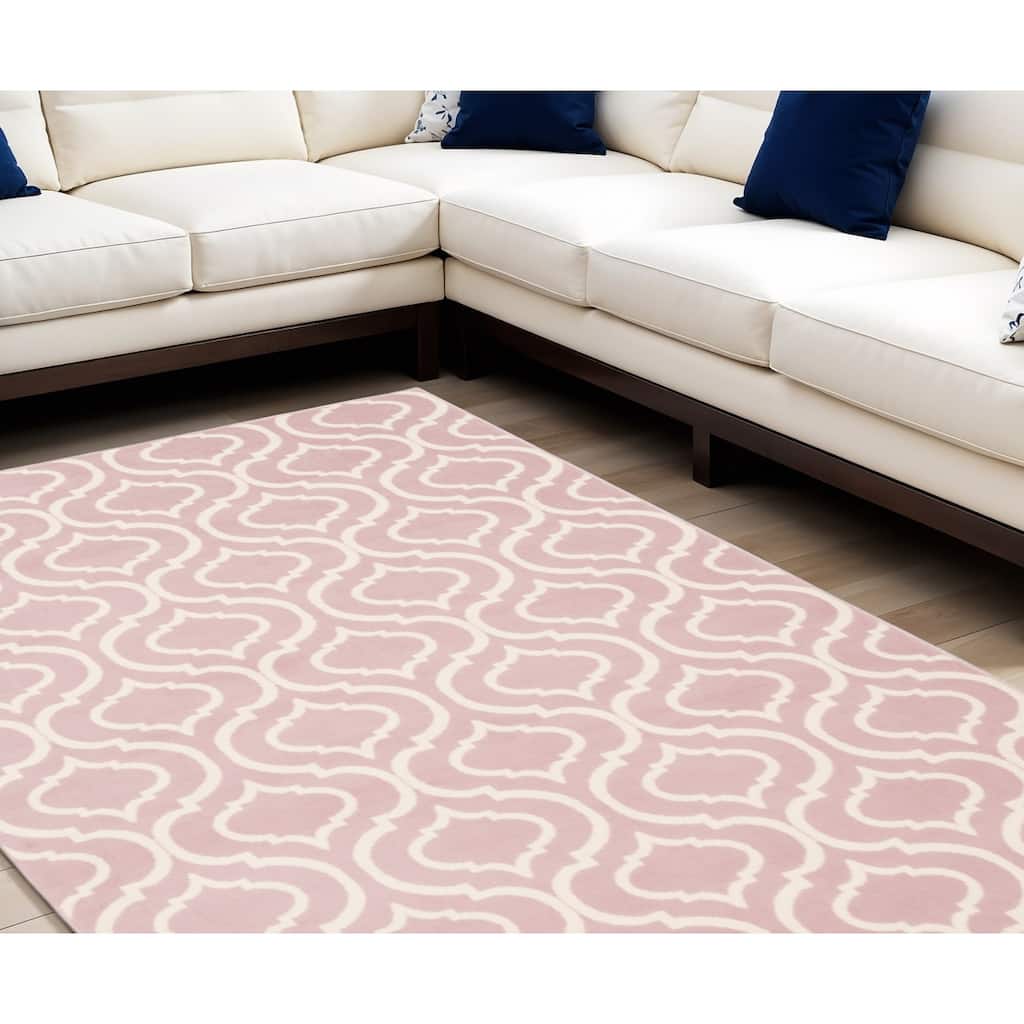 Qoger Power Loomed Durable Area Rug By HomeRoots - 108' X '72' X '0.5