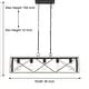 preview thumbnail 5 of 68, Kiro 5-light Farmhouse Linear Chandelier Faux Wood Dining Lighting with UL Certified - 36''