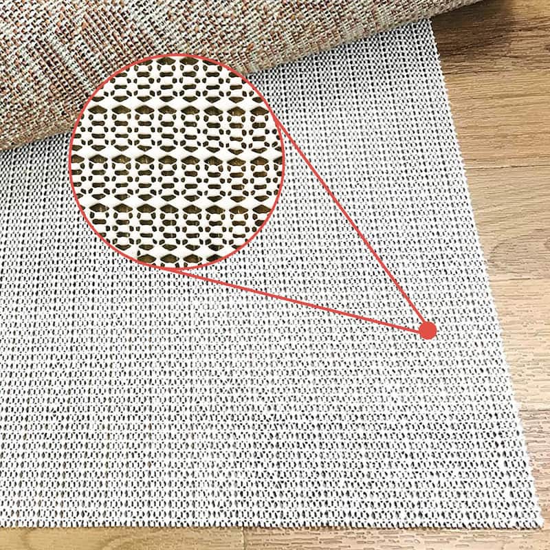 Beige Non-slip Firm Grip Rug Pad
