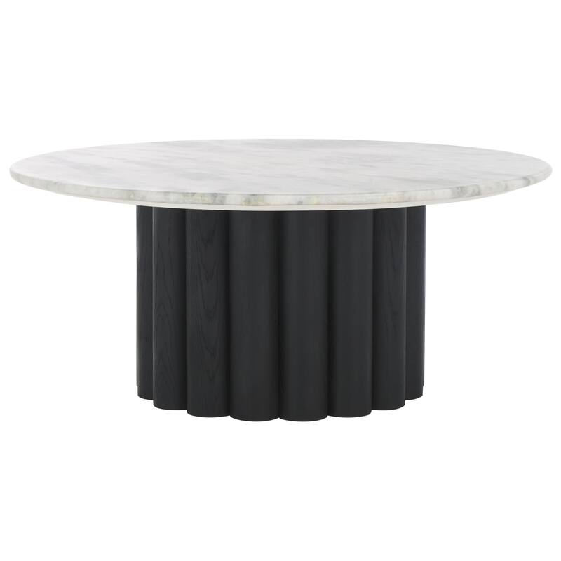 SAFAVIEH Couture Roxiella Marble Coffee Table - 35"W x 35"D x 35"H