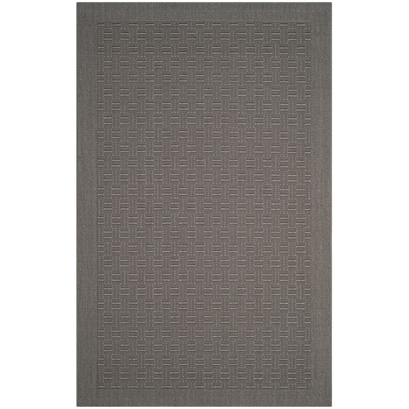 SAFAVIEH, Palm Beach Zettie Modern Sisal Rug - 5' x 8' - Ash
