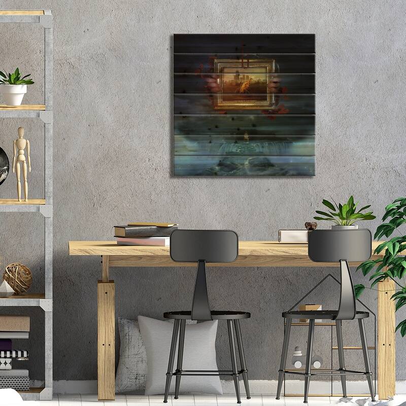 Dangerous Dreams Print On Wood by Mario Sanchez Nevado - Multi-Color