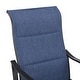 preview thumbnail 16 of 21, PATIO FESTIVAL Outdoor Swivel Metal Dining Chair (2-Pack)