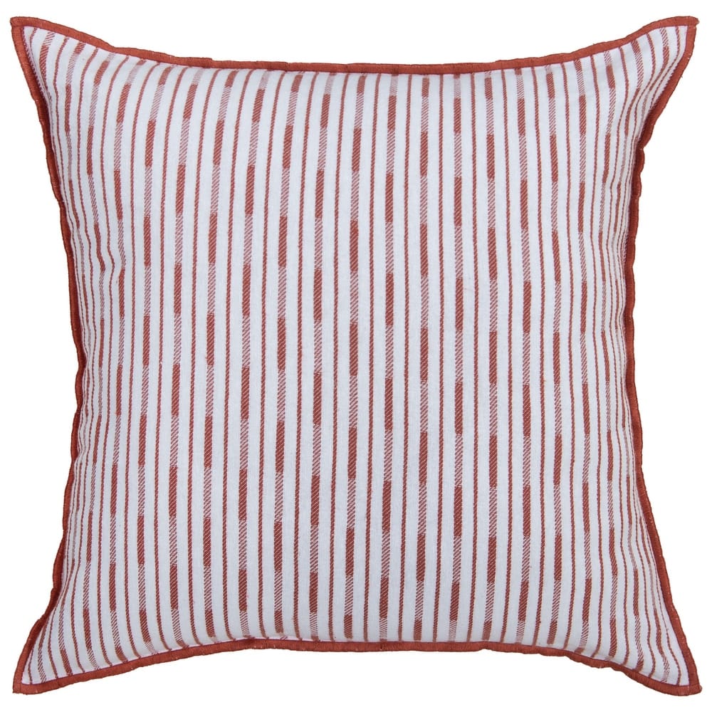 Rizzy Home Variegated Stripe Woven Throw Pillow