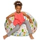 preview thumbnail 30 of 193, Kids Bean Bag Chair, Big Comfy Chair - Machine Washable Cover 38 Inch Large - Canvas Animals Forest Critters