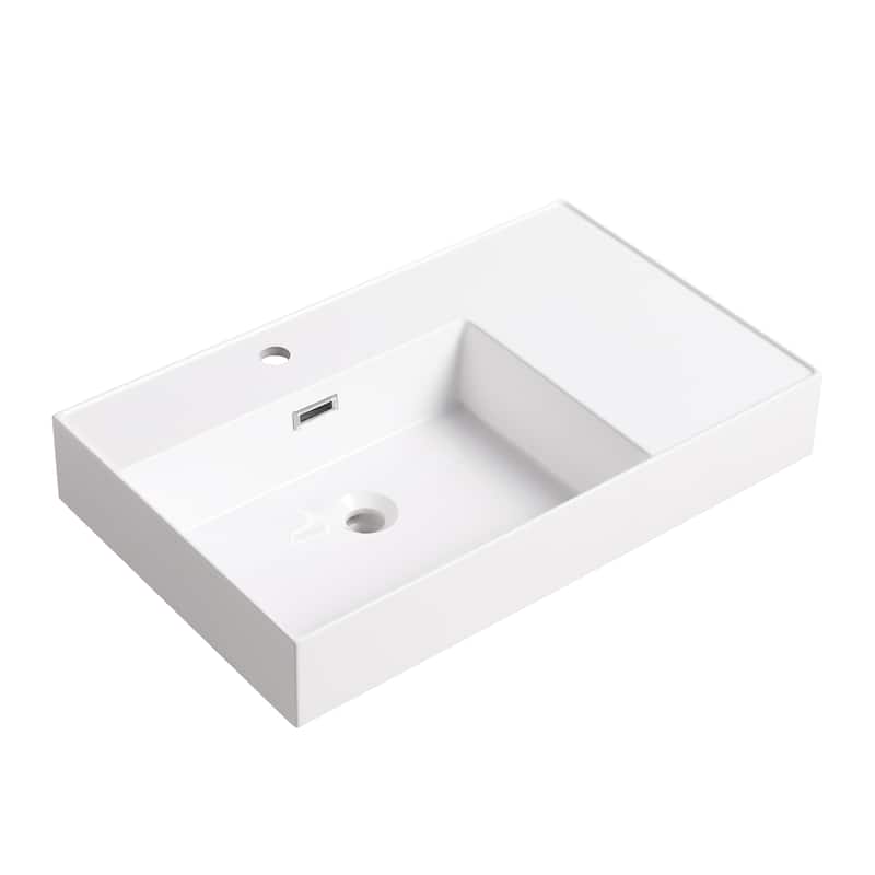 Beingnext 24"/30"/48"/60" Bathroom Vanity with Sink, Freestanding Bathroom Vanity with Soft Close Door