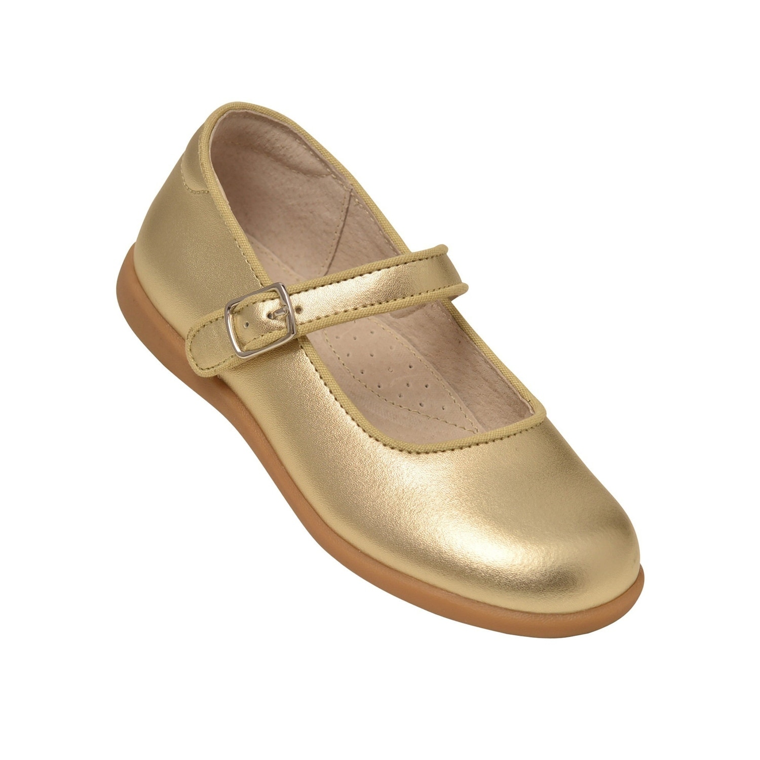 gold little girl dress shoes
