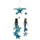 preview thumbnail 1 of 3, Handmade Blue Mermaid Felt Nursery Mobile