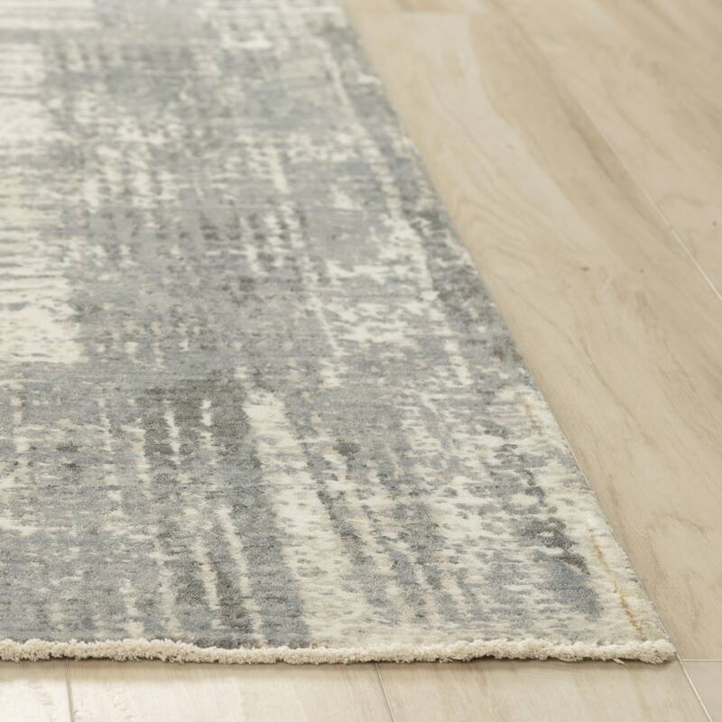 Alora Decor Aurora Transitional Abstract Wool/Tencel Area Rug