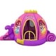 preview thumbnail 5 of 3, Disney Princess Carriage Inflatable Pink Bounce House with Slide and Ball Pit, Indoor Outdoor Bouncy Castle for Kids Ages 3-8