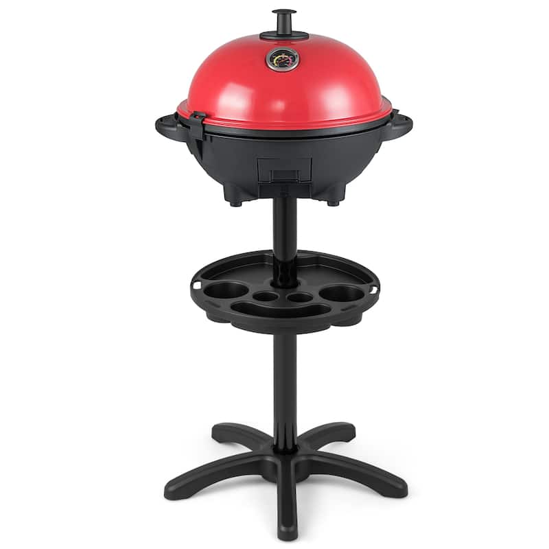Gymax Indoor Outdoor Electric Grill w/ Non-stick Grill Plate