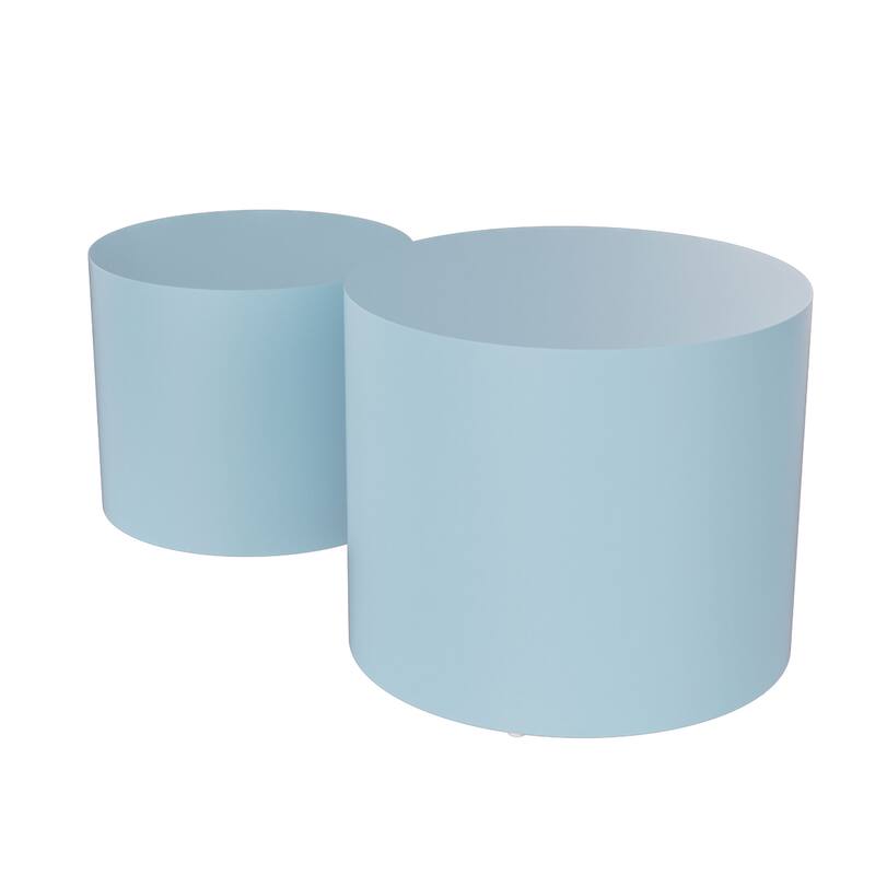 MDF Round Side Table Coffee Table Nesting Table set of 2