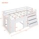 preview thumbnail 3 of 55, Contemporary Design Twin Size Loft Bed with Cabinet and Shelf, Maximized space, Solid Construction & Versatility Galore,聽