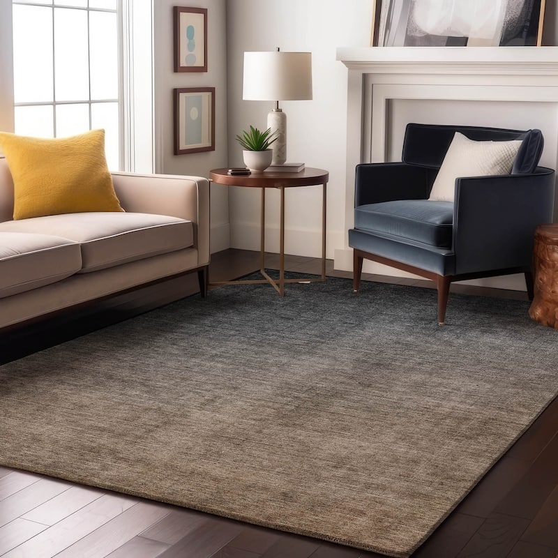 Premium Washable Super Soft Ombre Solid Mayfield Rug - Gray - 9' x 12' - Rectangle