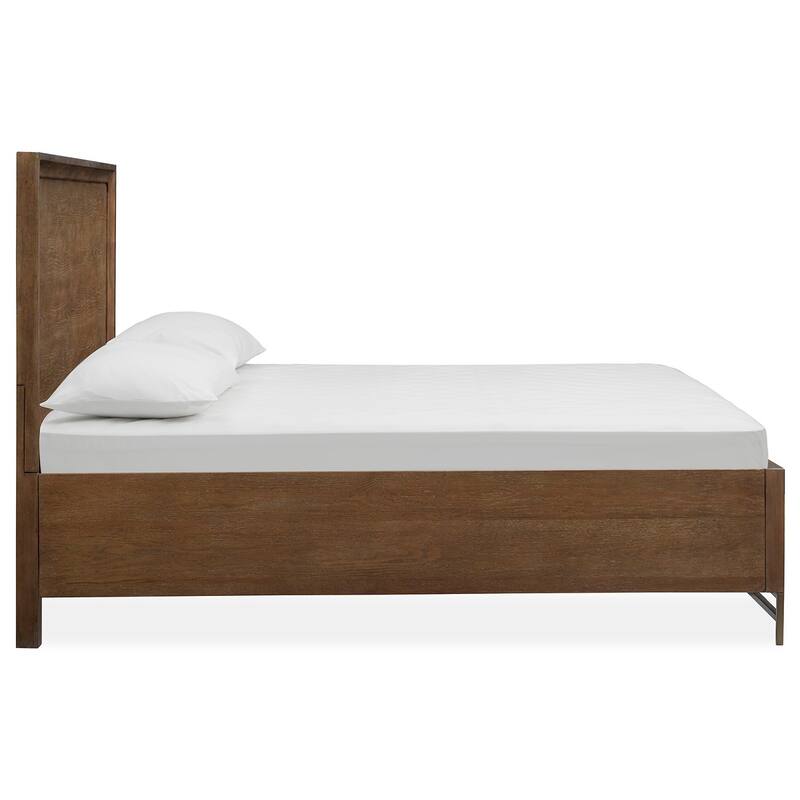 Magnussen Home Lindon Belgian Wheat And Coffee Bean Panel Bed