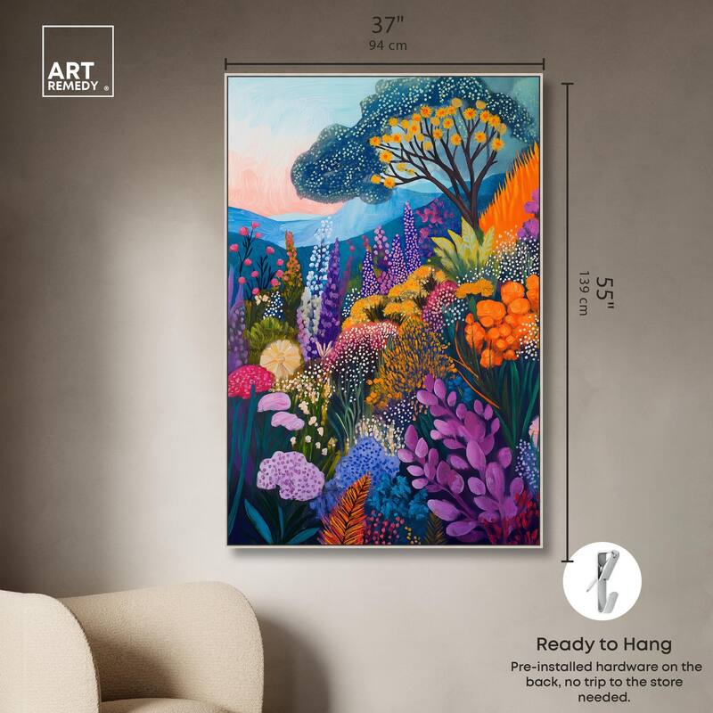 Solara's Bloom Canvas by Art Remedy