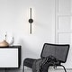preview thumbnail 103 of 119, 1-Light Black/ Gold/ Nickel Modern Long Linear Strip Wall Sconce Dimmable LED Bathroom Vanity Light