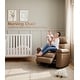 preview thumbnail 18 of 43, 37.4" Oversized Manual Recliner with Heat and Massage, 360 Swivel Rocking Chair 21.3" Seat with Cup Holder
